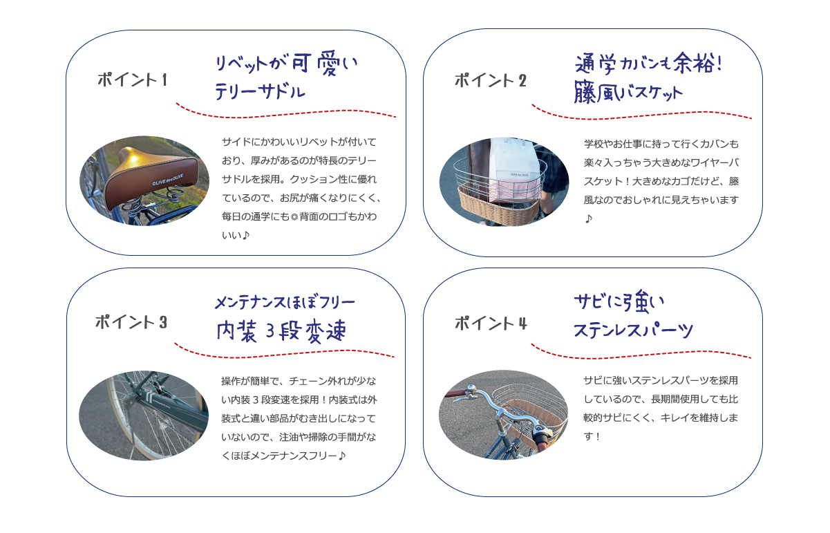 オリーブスクール3Sポイント